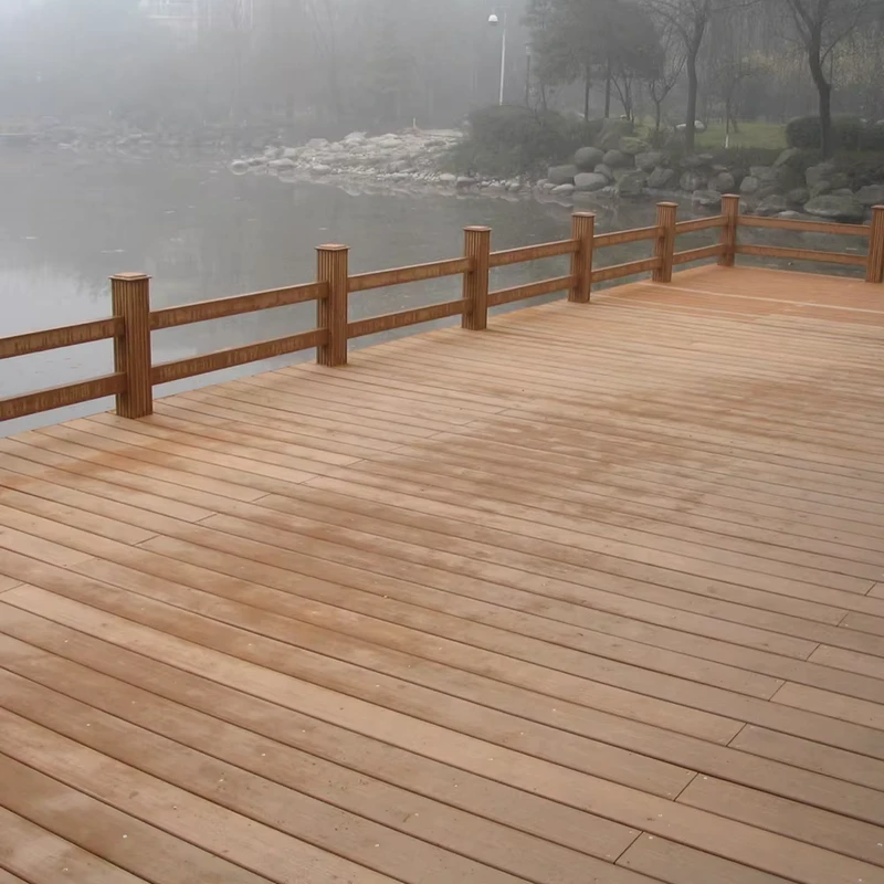 Modern Style Co extrusion WPC Decking Waterproof Wood Grain Plastic Wood Decking for Outdoor Garden