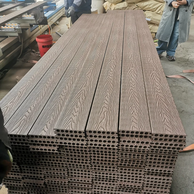 Modern Style Patio Composite WPC Decking Tiles Waterproof Anti Slip Eco Friendly Outdoor Flooring Gardens Courtyard Square Shape
