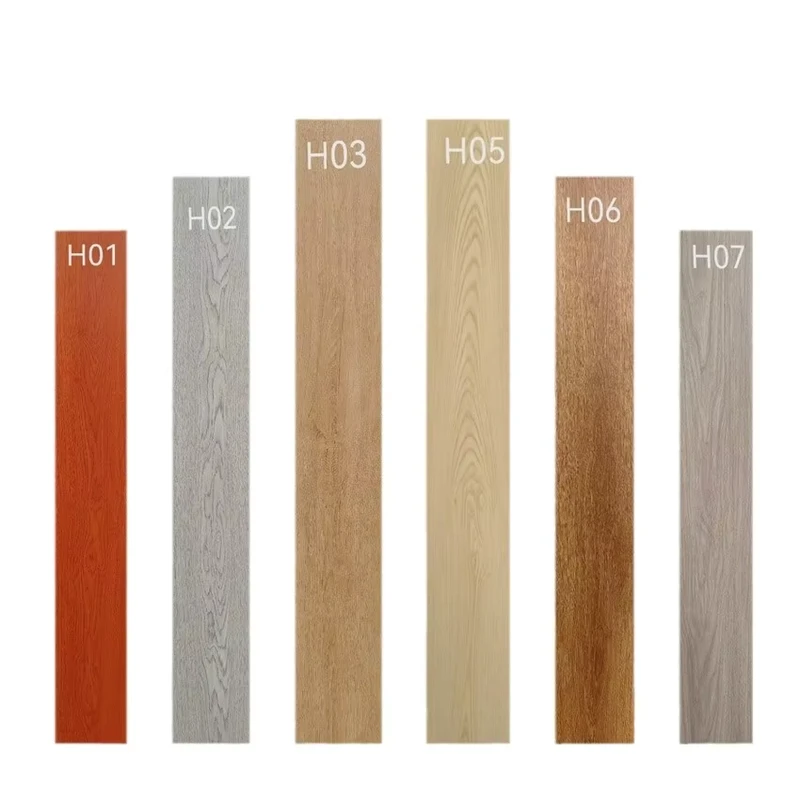 Modern Style Reinforced Flooring Personalized Cement Gray Wood Flooring Easy Click for Home Improvement Bedroom Project
