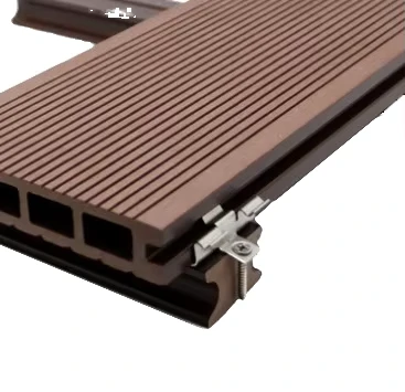 Modern Style Waterproof WPC Decking Floor Boards Anti Slip Outdoor WPC for Garden Exterior Courtyard Finished Brushed Technics