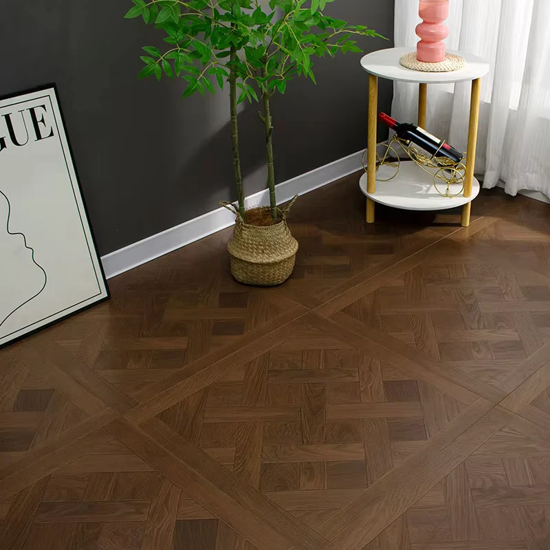 Modern Vintage Style Luxury Laminate Parquet Flooring for Living Room and Bedroom Easy Click & Lock Installation Waterproof