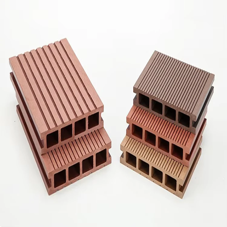 Modern WPC Decking Pedestal System with Click Installation and Brushed Finish Waterproof Outdoor Decking Flooring for Garden Use