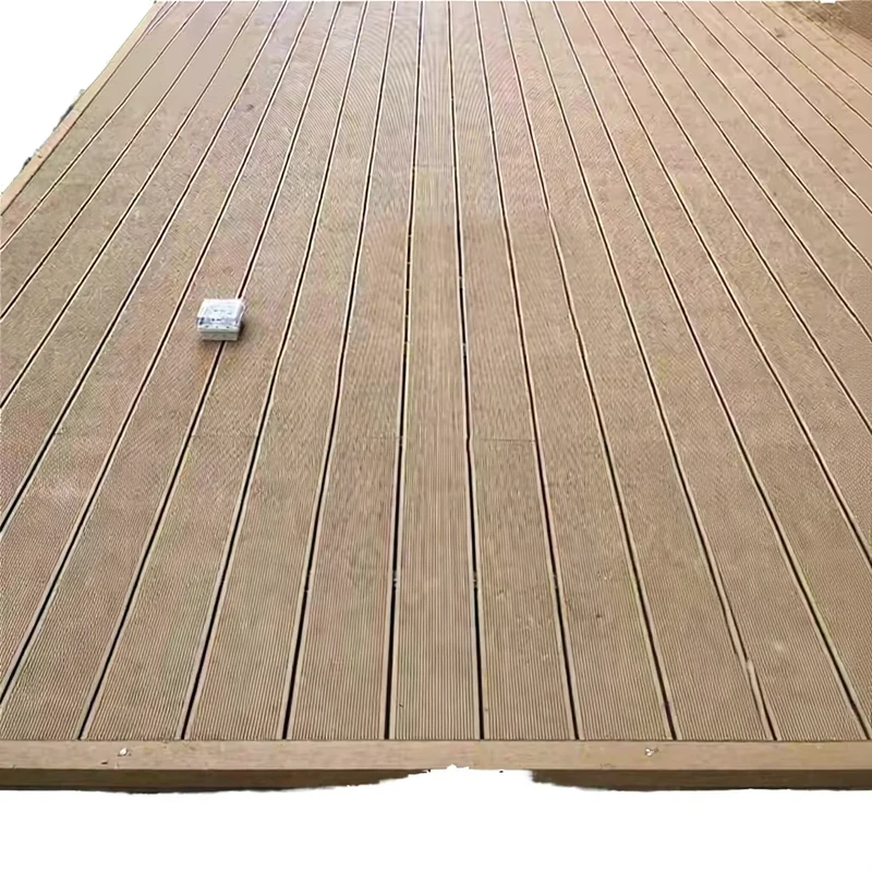 Modern WPC Wood Plastic Composite Flooring Waterproof Interlocking Decking for Garden Park Outdoor Use