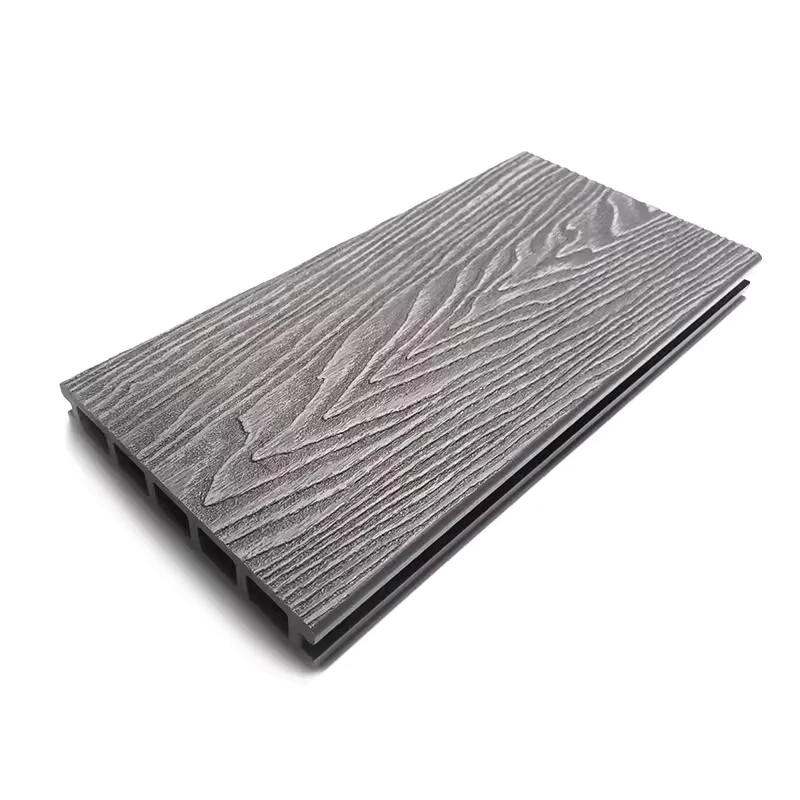 Modern Waterproof Interlocking Outdoor Decking WPC Composite Wood Plastic Flooring for Garden Patio Balcony Basement & Bathroom