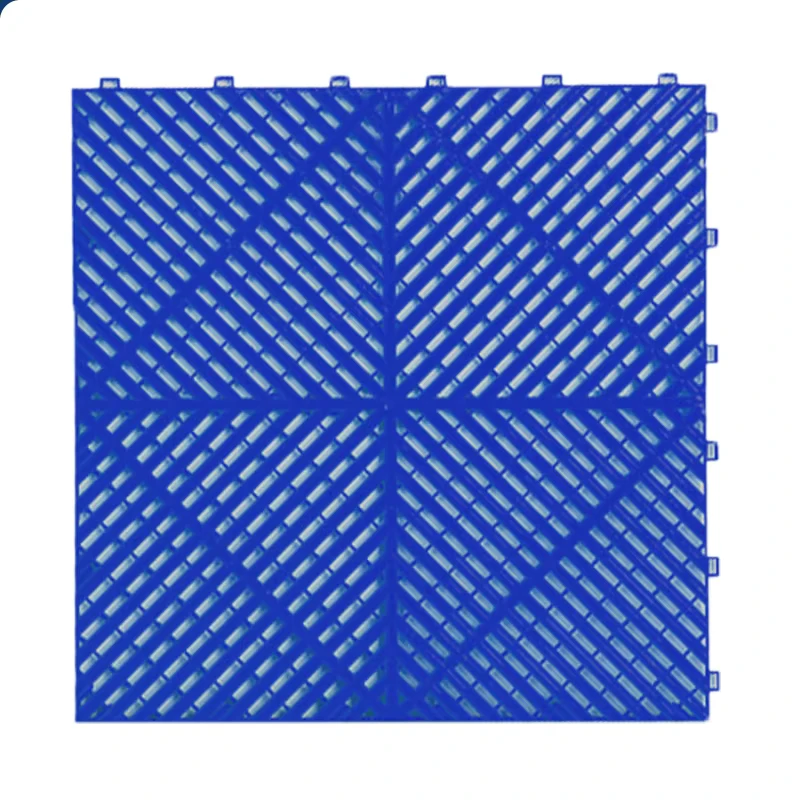Modular Floor Tiles Anti Slip PVC Plastic Flooring Mats Interlocking Garage Floor Tiles