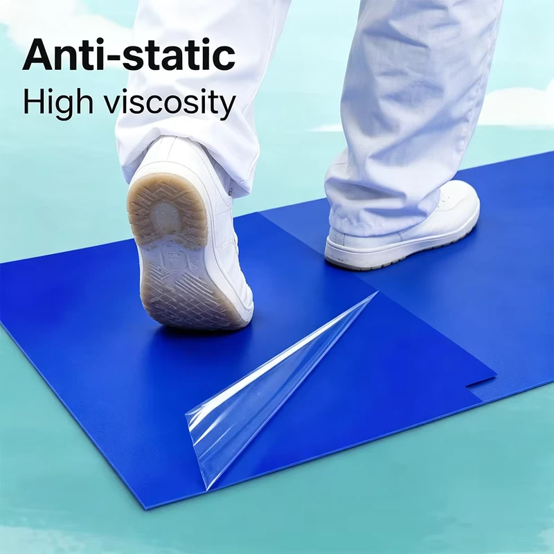 Multi Layer Peelable Sticky Mat With Anti Static Coating Custom Logo Printing for Precision Instrument Manufacturing