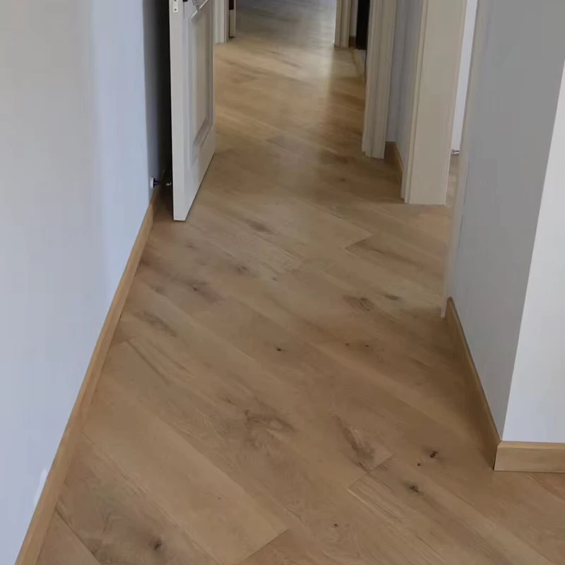 Multi layer Wooden Oak Unfinished 20mm Parquet Engineered Flooring