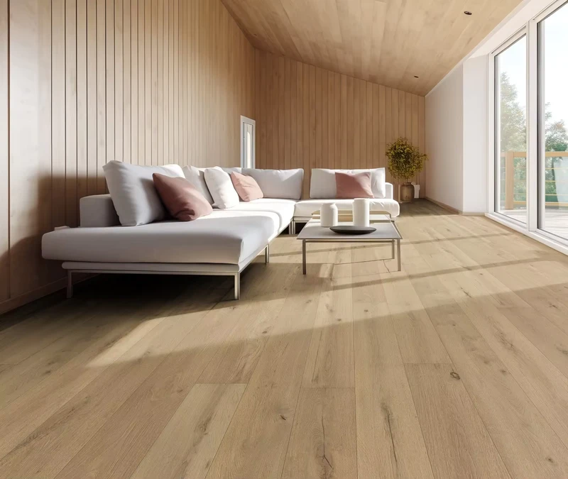 Multilayer Long Plank Oak Engineered Wood Flooring