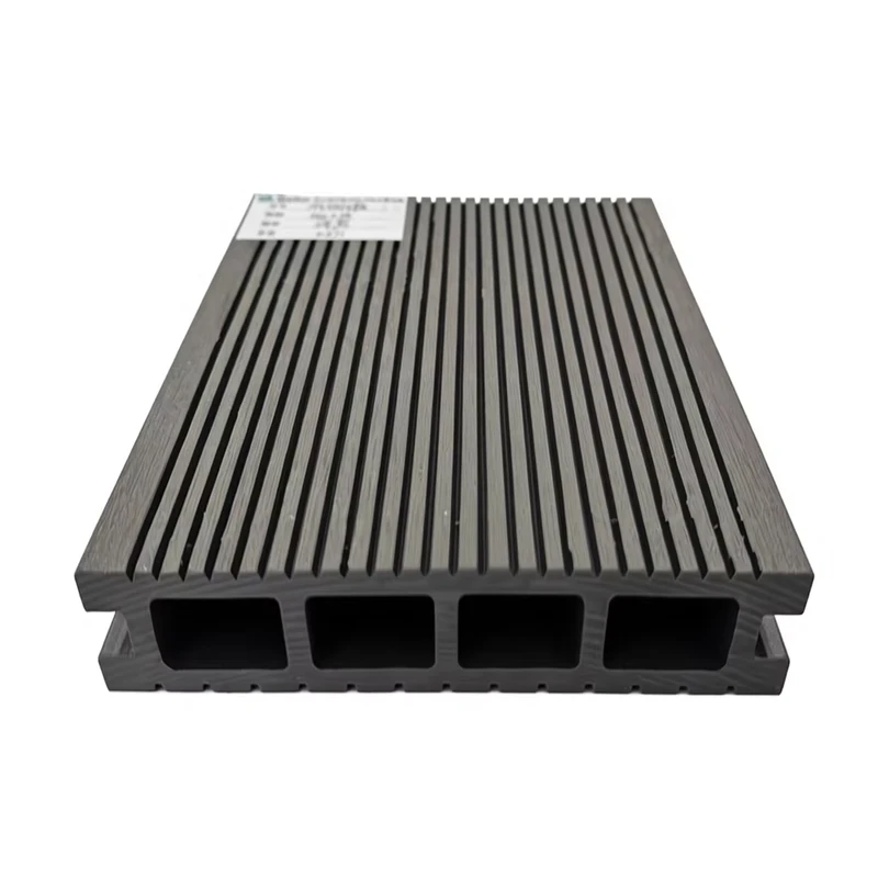 Multiple Color Choices Eco Friendly Practical Outdoor Anti Slip Waterproof WPC Decking for Garden Modern Vertical Design Option
