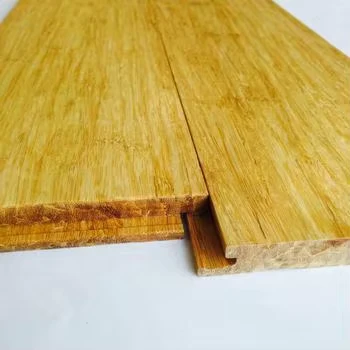 Natural Color Matt Finish Laminated Bamboo Flooring Floating System Waterproof Glue Nail Installation Wide Plank Modern Design