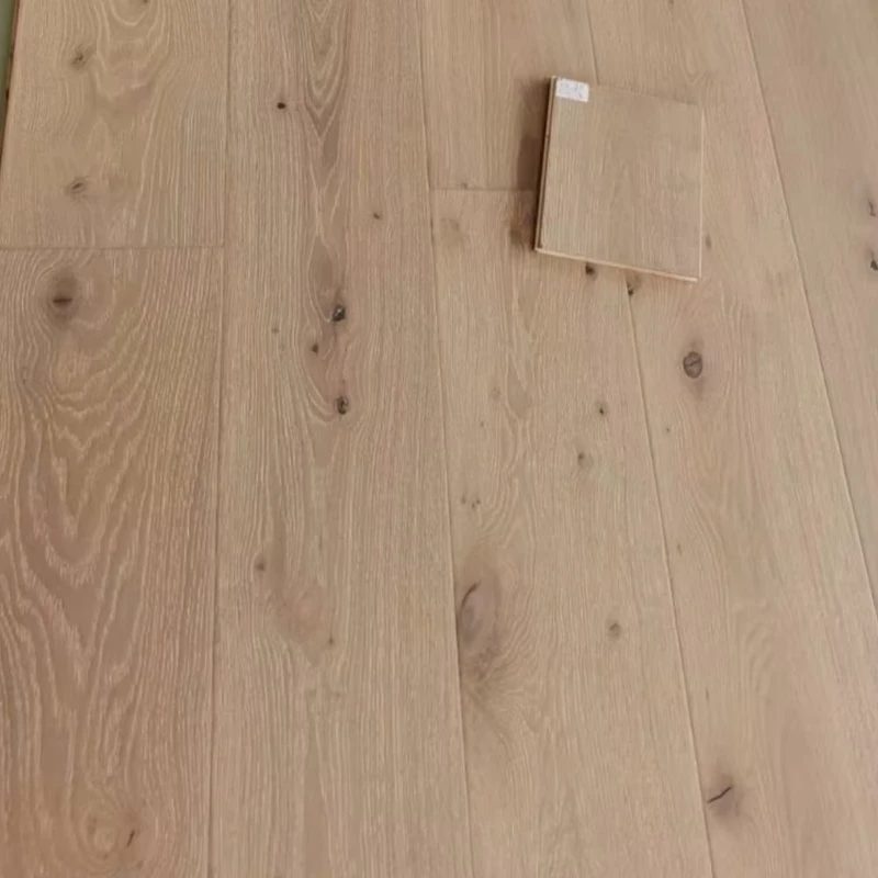 Natural European Oak Flooring Indoor Multilayered Wide Plank Hardwood White Oak Engineered Wood Flooring for Home
