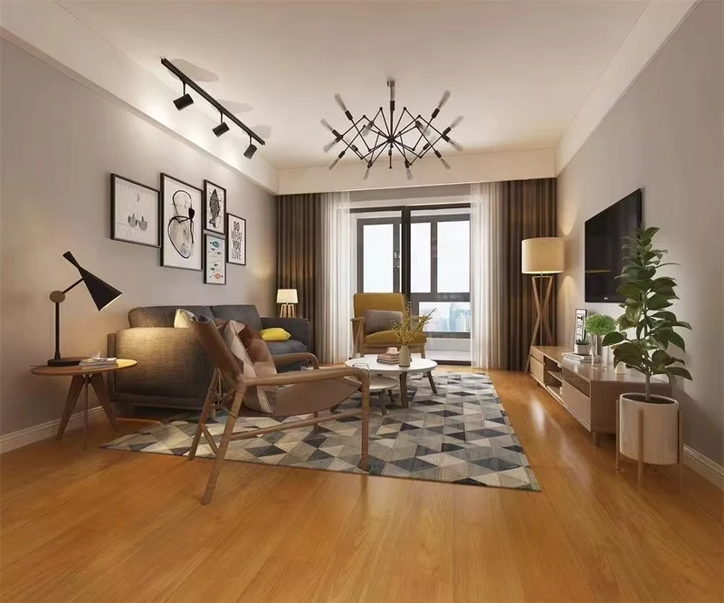 Natural Myanmar Teak Solid Wood Flooring Indoor Waterproof Hardwood Floor for Luxury House Decoration