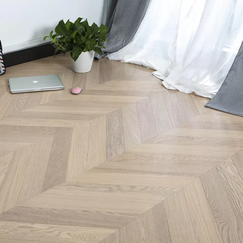 Natural Oiled European Oak Hardwood Flooring Waterproof Engineered Bamboo Parquet Living Rooms Wooden Product Material