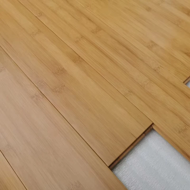 Natural Strand Woven Eco Forest Bamboo Flooring for Indoor Floor Natural Bamboo Grain Click Look Hardwood Flooring