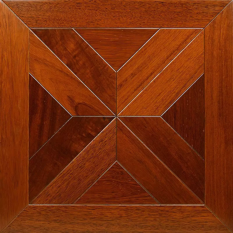 Natural Wood Inlay Art Parquet Flooring Wooden Flooring
