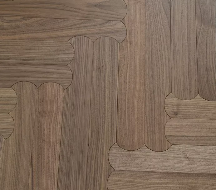 Natural Wood Style Oak Biscuit Solid Wood Flooring Multi Layer Flooring for Floor Heating DIY Installation Indoor