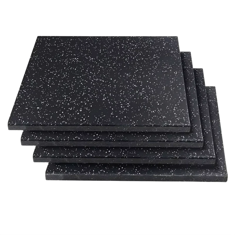 New Arrival Anti Slip Rubber Tile Flooring Home Gym Rubber Flooring 8mm Gym Mat Rubber Flooring