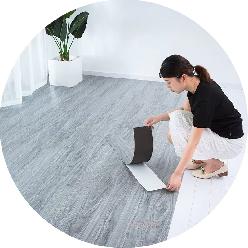 New Color Custom Pattern SPC PVC Vinyl Laminate Flooring Self adhesive Tile