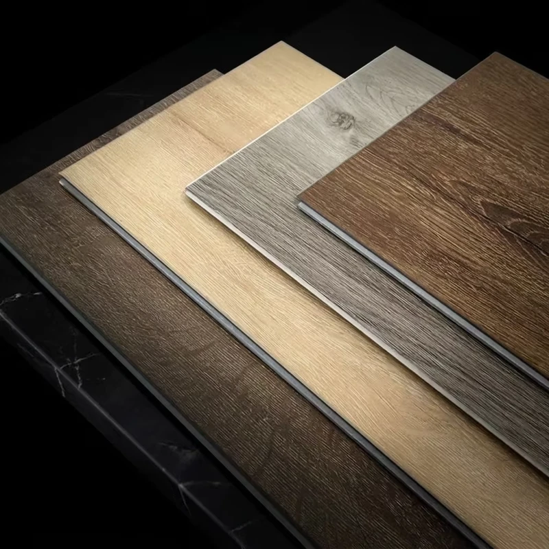 New Design Light Grey Oak Clean Rigid Core Spc Flooring for Business Hall Building Office