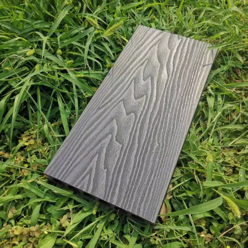 New Outdoor Wood Plastic Composite Wpc Decking Wooden Floor Flooring 3D Embossed Decking