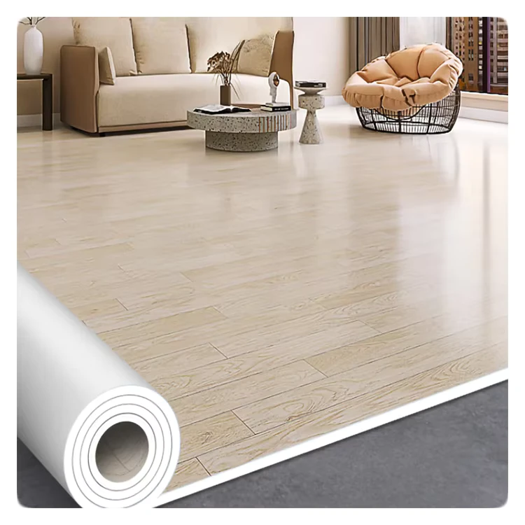 New Style 0.5mm 1.0mm Thickened Wear Resistant Laying Tiles Pvc Flooring Rolls