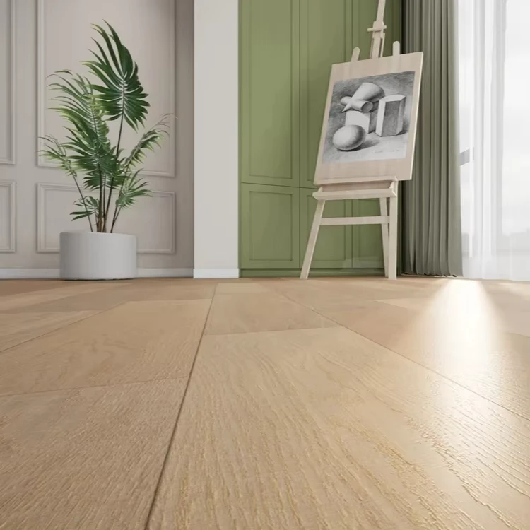 New Three Layer Engineered Wood Flooring High Gloss Waterproof Bamboo Hardwood Durable Oak Elm Modern Laminate Engineered Wood