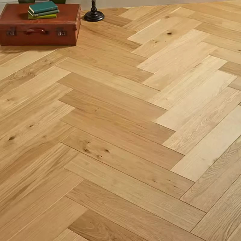 Newest Design Parquet White Vinyl Floor Engineered Oak Timber Flooring