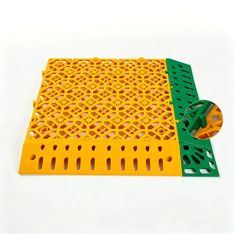 Non Skid Industrial PE Mat Anti Static UV Resistant For Outdoor Stair Tread Square Click Lock Red