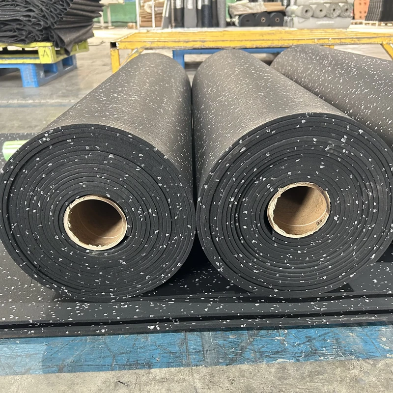 Non Slip 1.5-10mm Gym Rubber Roll Wear Resistant Shock Absorption Soundproof Protective Flooring