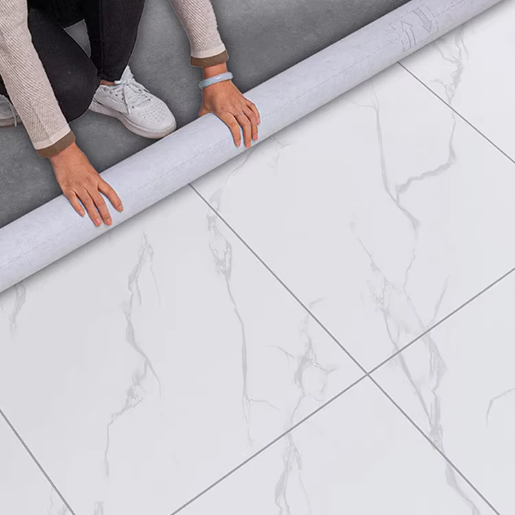 Non Slip Rolo De Piso Vinlico Customized Marble Wood Texture Waterproof Linoleum Flooring Plastic PVC Vinyl Floor Roll