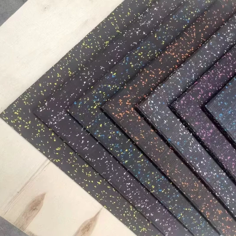Non Slip Waterproof Composite Rubber Tile Gym Flooring and Fitness Mat Protective Equipment