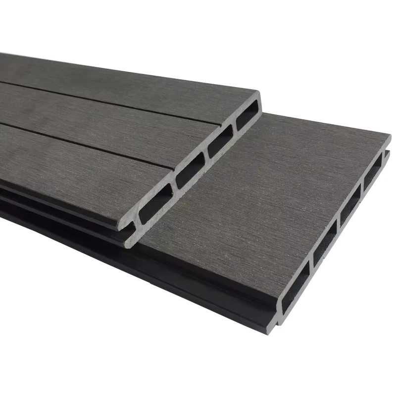 Non slip Capped Composite Decking Overstock Wpc Waterproof Outdoor Flooring 3D Deep Embossed DIY Deck Tile 20 Year Warranty 12