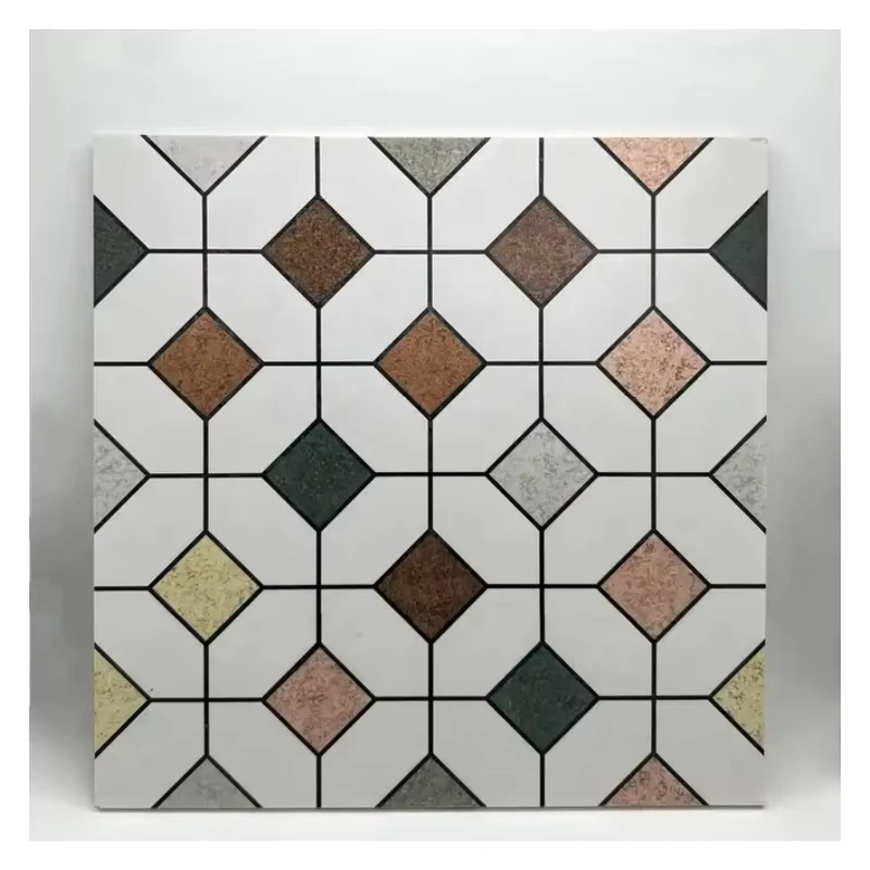 Nordic Vintage 300mm X 300mm Ceramic Tile Non-Slip Floor Tile for Kitchen Bathroom Toilet Balcony Rustic Design