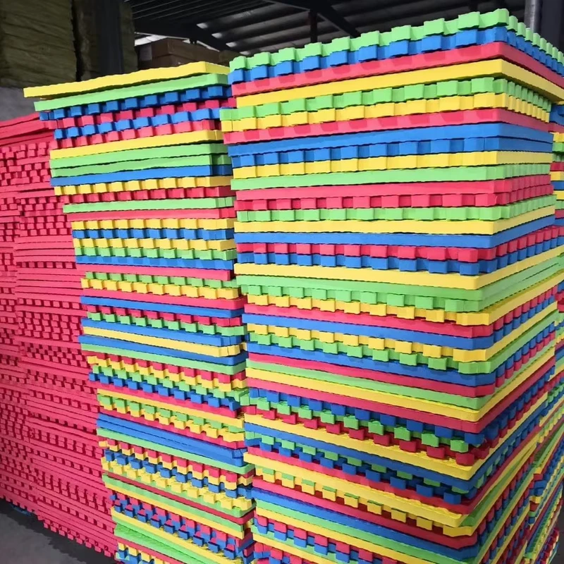 OEM Custom Children 60cm EVA Foam Interlocking Portable Gym Tatami Mat Interlocking Fitness Protective Flooring Mat