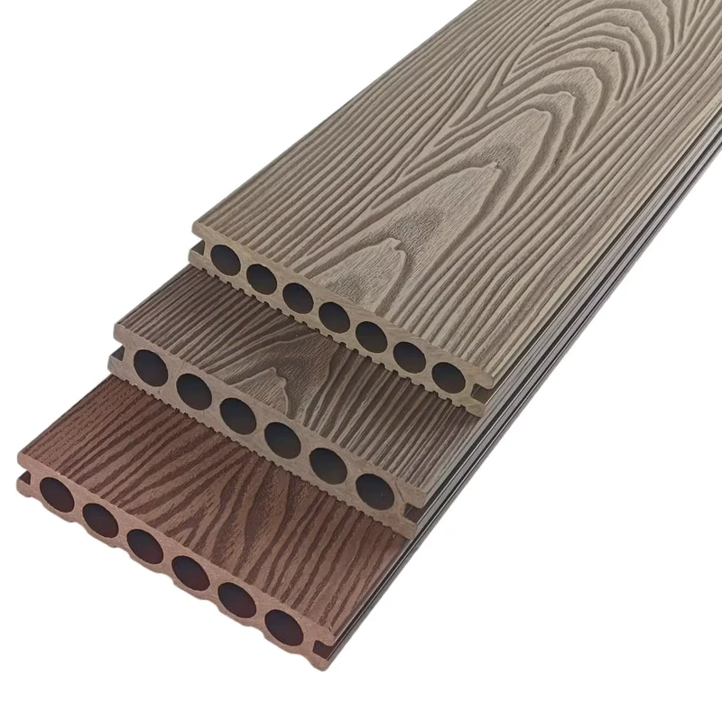 OEM Factory Modern Smooth Finish WPC Decking Tiles Custom Wood Plastic Composite for Outdoor DIY Projects