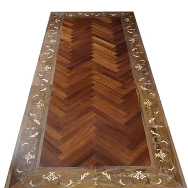 Oak Engineered Wood Non-slip Art Parquet Flooring