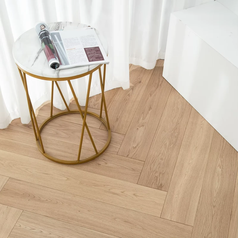 Oak Flooring White Brushed Parquet Oak Solid Hard Wood Flooring Fumed Hardwood Oak Flooring TAP & GO