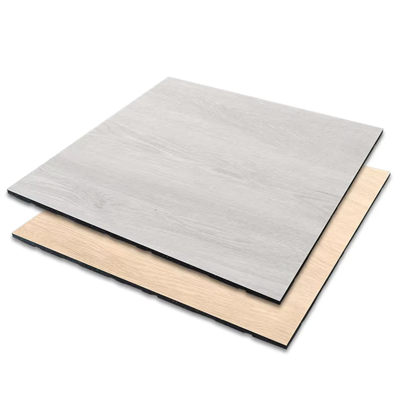 Odorless Imitation Wood Grain Sports Flooring Gym Rubber Mat Anti Slip and Shock Absorbing Indoor Protective Flooring