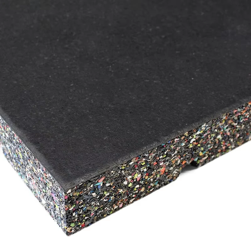 Oem Anti Slip Exercise Floor Tiles Flooring Gym Rubber Waterproof Rubber Mats Eco 25mm Gym Rubber Floor