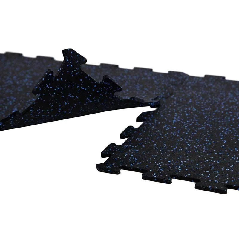 Oem Epdm Rubber Eco friendly Anti shock Gym Flooring Tiles Interlock Puzzle Rubber Mat For Gym Protective Flooring
