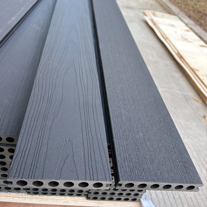 Outdoor Composite Decking WPC Flooring Waterproof Deck Boards Exterior WPC Deck Floor Weatherproof Outdoor Flooring Boards