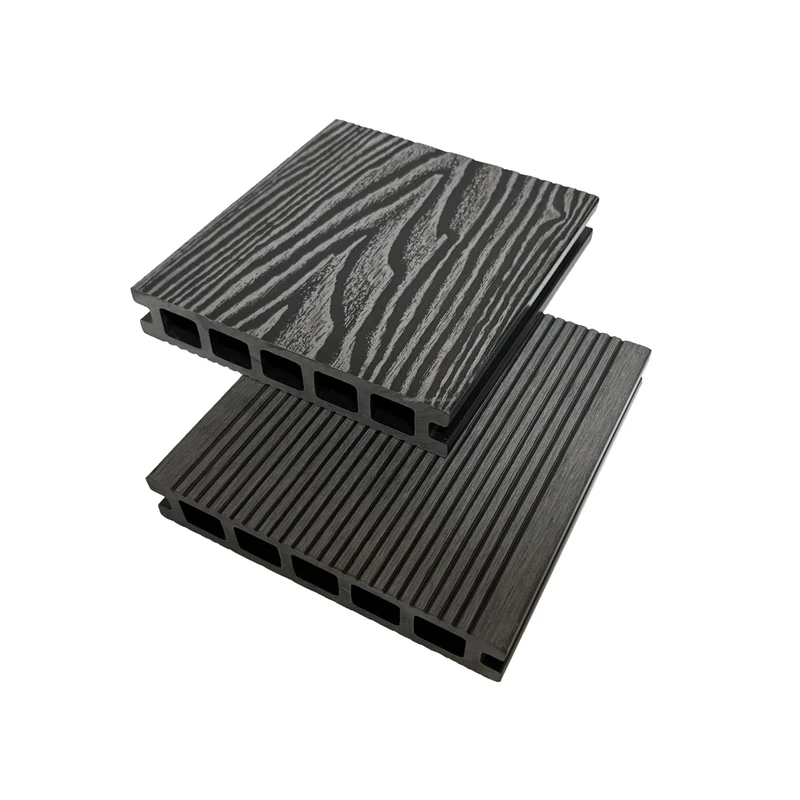 Outdoor Decking Flooring Wear Resistant Wood Plastic Solid WPC Composite Decking WPC Decking Tiles