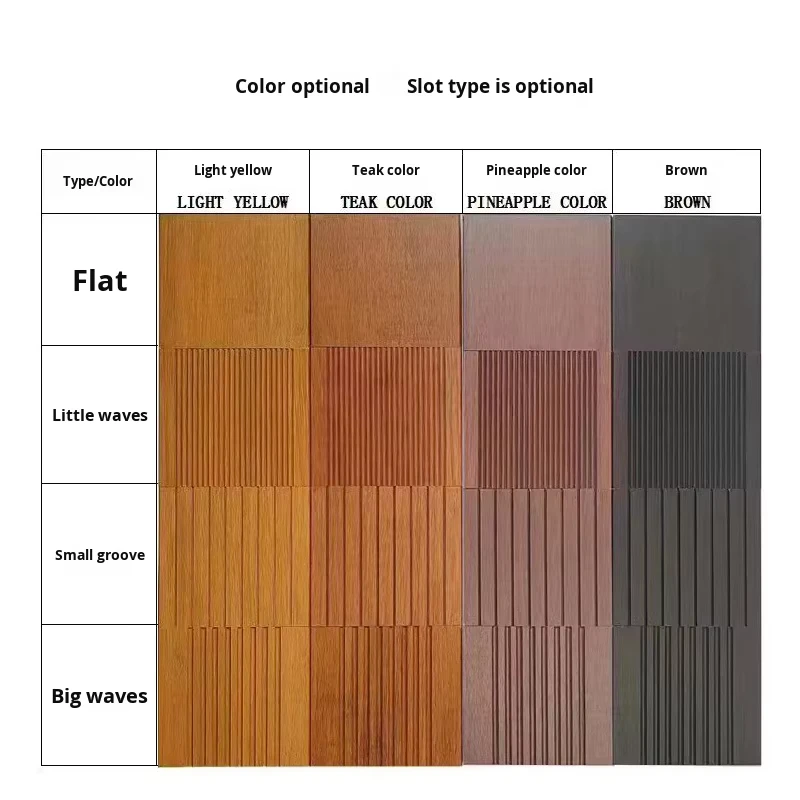 Outdoor High Weight Bearing Bamboo Flooring Park Boardwalk Garden Landscape Terrace Anti Corrosion Wood Modern