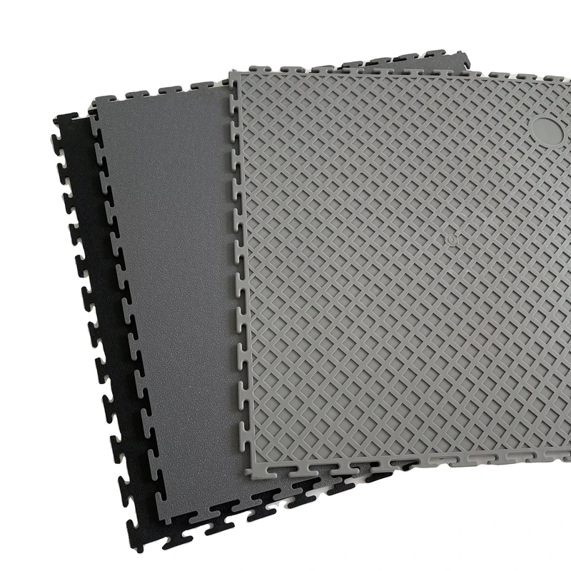 Outdoor Indoor Plastic PVC Floor Tile Interlocking Garage Floor Tiles Interlocking Vinyl Flooring Mat