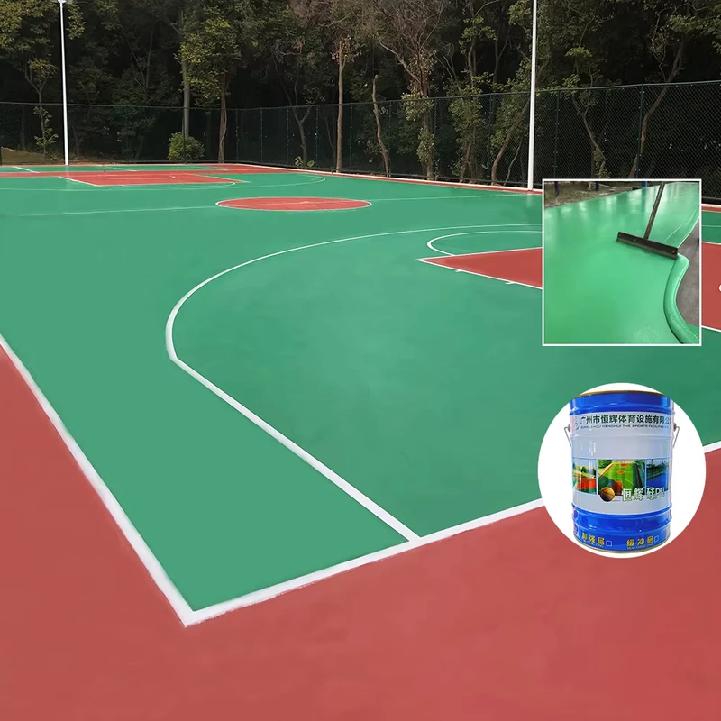 Outdoor Indoor Silicon PU Plastic Rubber Shock Absorption Eco Friendly Anti Slip Surface Easy Installation Basketball Flooring