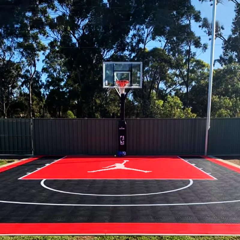 Outdoor Modular Interlocking Sports Flooring Sports Floor Tiles Basketball Sports Flooring