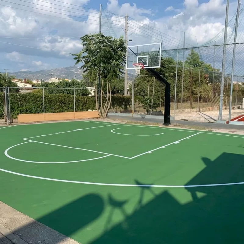 Outdoor Multi Sport Court Flooring Sports Floor Plastic Tiles for Basketball Court Hard Acrylic Surface