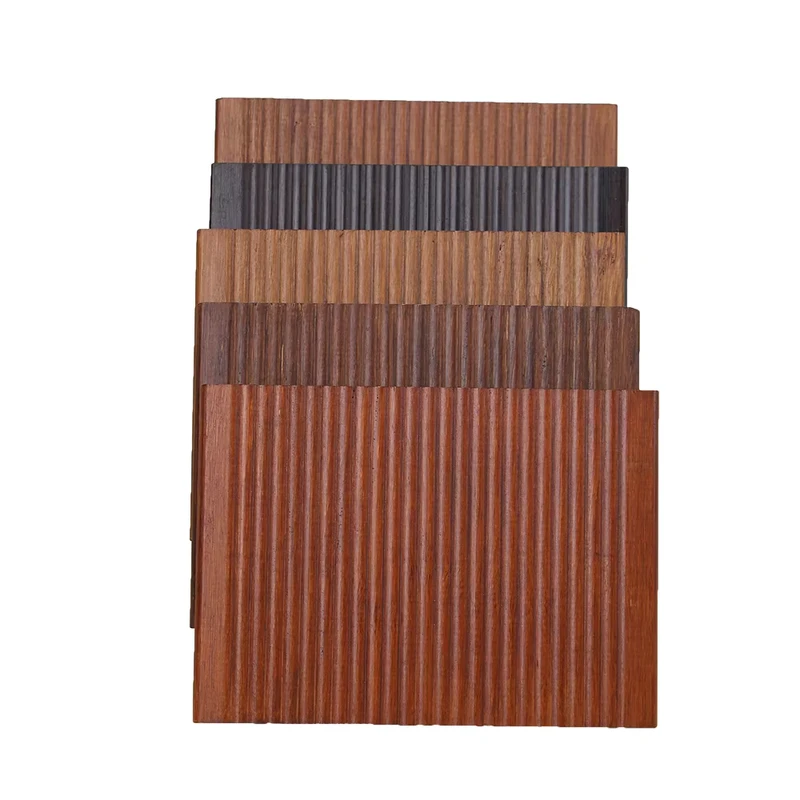 Outdoor Strand Woven Bamboo Decking Waterproof Anti Mold No Crack Terrace Backyard Bamboo Flooring