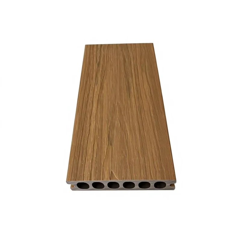 Outdoor WPC Decking Brushed 3D Embossed Anti Slip Waterproof Fireproof Eco Friendly Corrosion Resistant Garden Balcony Flooring