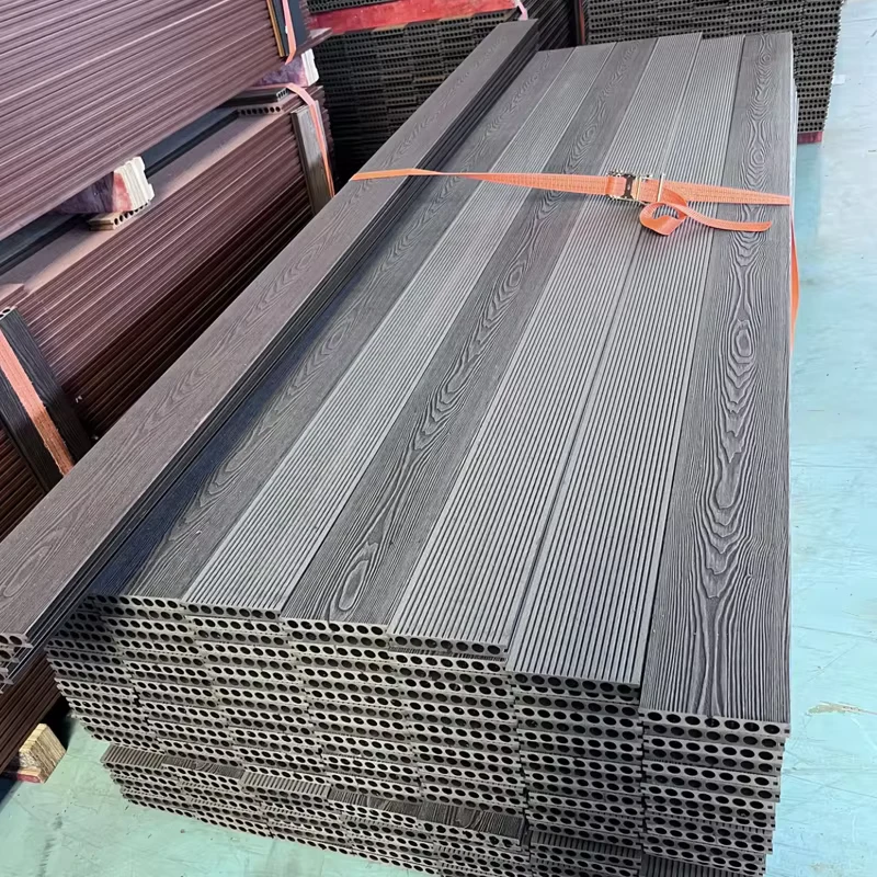 Outdoor WPC Decking Waterproof Garden Anti Corrosive Balcony WPC Flooring for Commercial Outdoor Spaces Hallway Balcony